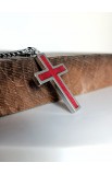 SC0335 - WOODEN CROSS NECKLACE - - 2 