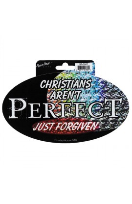 CHRISTIANS AREN'T PERFECT STICKER