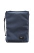 Navy Blue Fish Applique Poly-Canvas Bible Cover (Large)