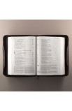 BBM313 - Chocolate Brown Bible Cover Featuring John 3:16 and a Filligree Cross Design (Medium) - - 3 