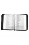 BBM479 - Navy Blue Micro Fiber Bible / Book Cover Psalm 46:10 (Medium) - - 3 