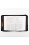 BBL553 - "Names of Jesus" Bible Cover in Black & Red (Large) - - 6 