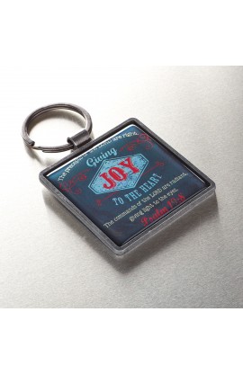 KEP022 - "Joy" Metal Keyring Featuring Psalm 19:8 - - 1 