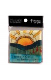 "God's Unfailing Love" Wood Magnet