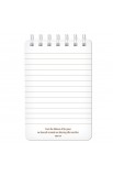 "The Lord Gives us Grace and Glory" Wirebound Notepad - Ps 84:11