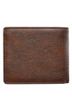 WT118 - Genuine Leather Wallet Be Strong & Courageous Brown - - 2 