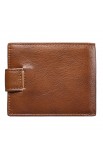 Brown Genuine Leather Wallet w/Brass Inlay - Jeremiah 29:11