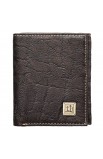 WT083 - Wallet Leather Brown Crosses Badge - - 4 