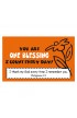 "One Blessing" Pass Around Card