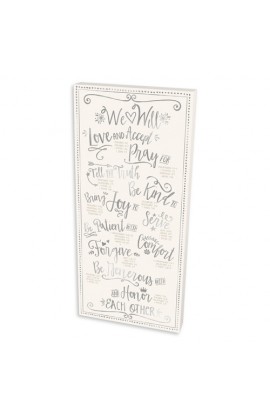 LCP40183 - ONE ANOTHER MDF PLAQUE - - 1 