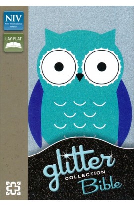 BK1784 - NIV GLITTER BIBLE COLLECTION TURQUOISE OWL - - 1 