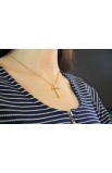 SC0073 - JESUS CROSS NECKLACE GOLD PLATED - - 3 