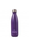 FLS002 - SS Water Bottle Purple Be Still - - 1 
