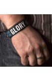 SIL021 - Black Wristband Glory 1 Cor 10:31 - - 4 