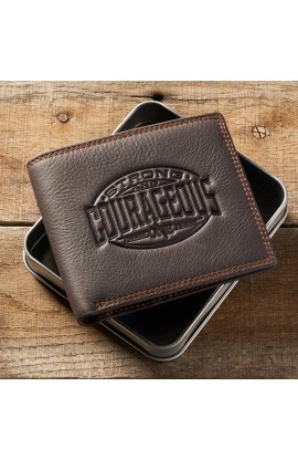 WTT001 - Wallet in Tin Leather Courageous - - 1 