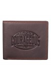 Wallet in Tin Leather Courageous