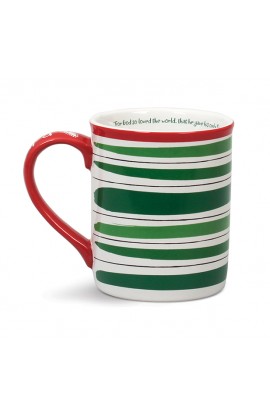 LCP12895 - Christmas Mug Ceramic Believe and Rejoice Believe - - 1 