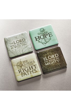 MGS027 - Magnet Set of 4 The Lord Will Be with You - - 1 