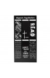 MGB001 - Black and White Magnetic Pagemarkers - - 2 