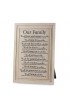 Plaque-Desktop-Cast Stone-Small-Word Study-Our Family