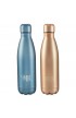 SS Water Bottle Set 2pc Mr and Mrs