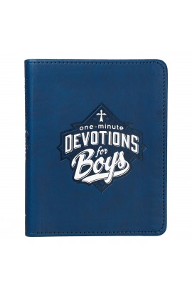One Minute Devotions for Boys Faux Leather