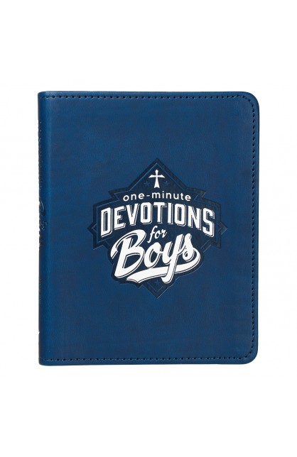 OM064 - One Minute Devotions for Boys Faux Leather - - 1 