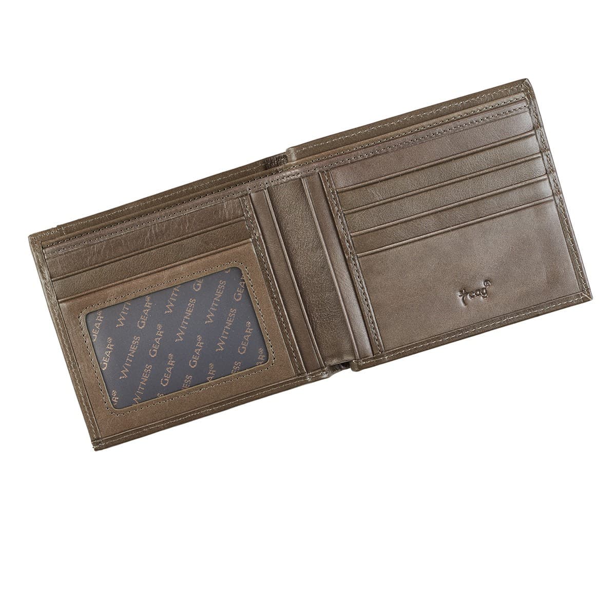 WALLET LEATHER TAUPE JOHN 3:16 - 3