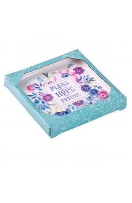Tray Glass Trinket Pastel Floral thumbnail 3