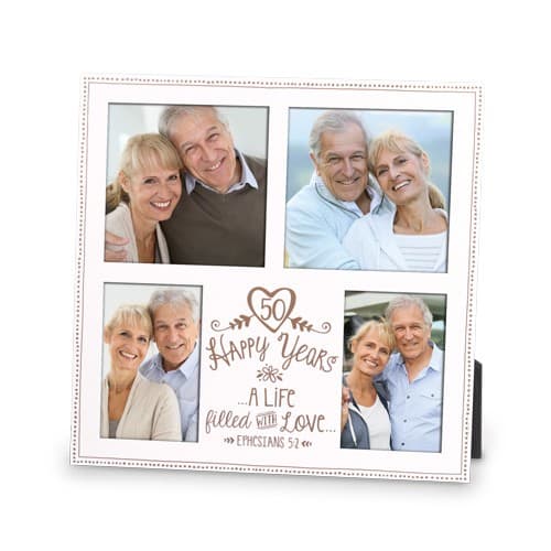 Frame Collage MDF Anniversary Love 50th - 2