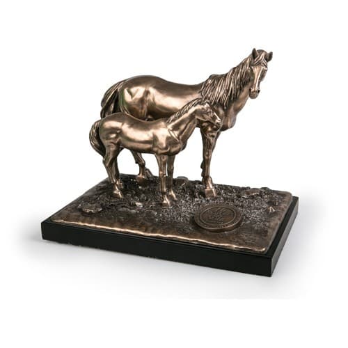 Sculpture Moments of Faith XL Horse and Foal - 2