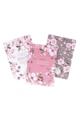 Notebook Set 3pc MD Pink White Prov 3:5 Gray thumbnail 3