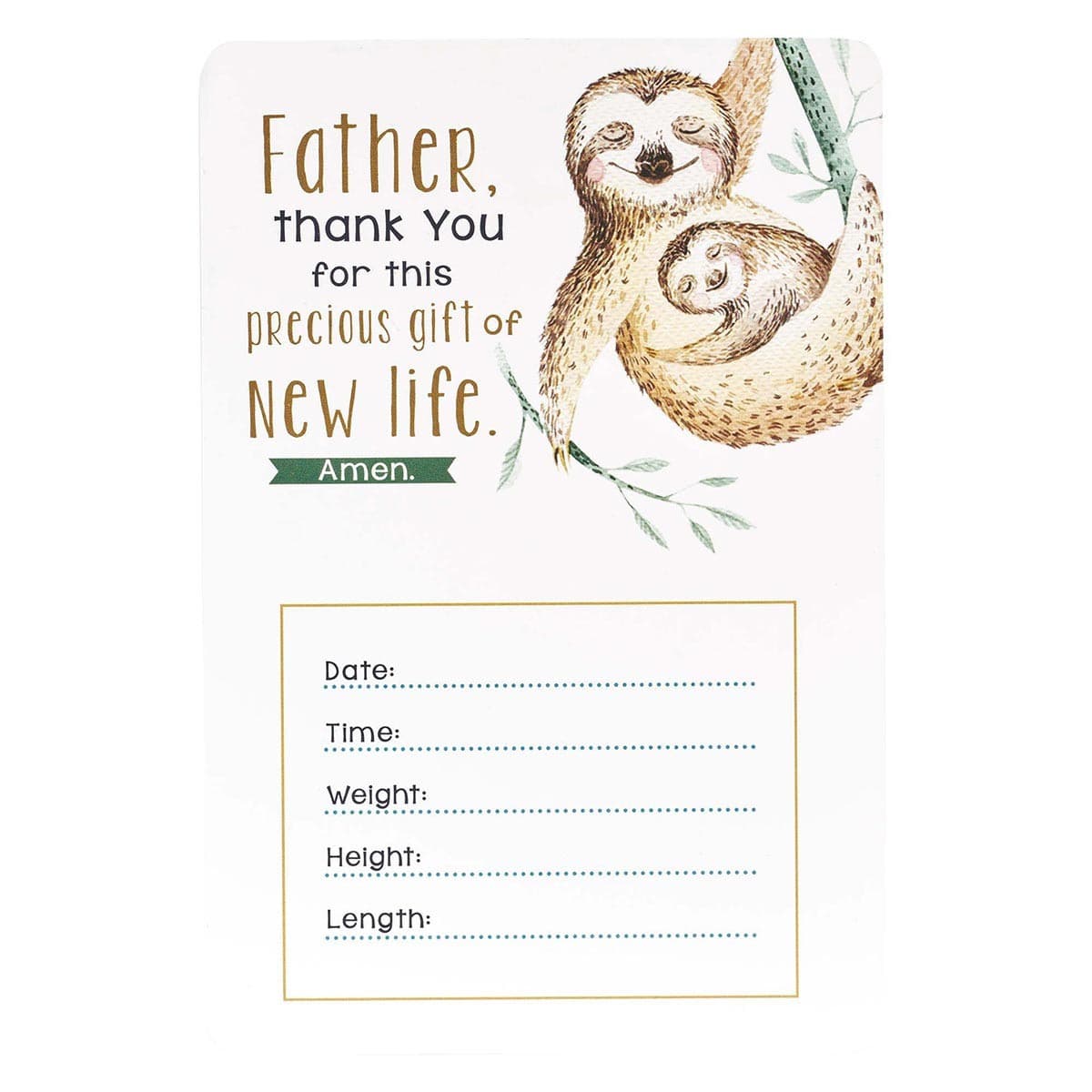 CARD BOX MY BABY BOY'S MILESTONES - 3