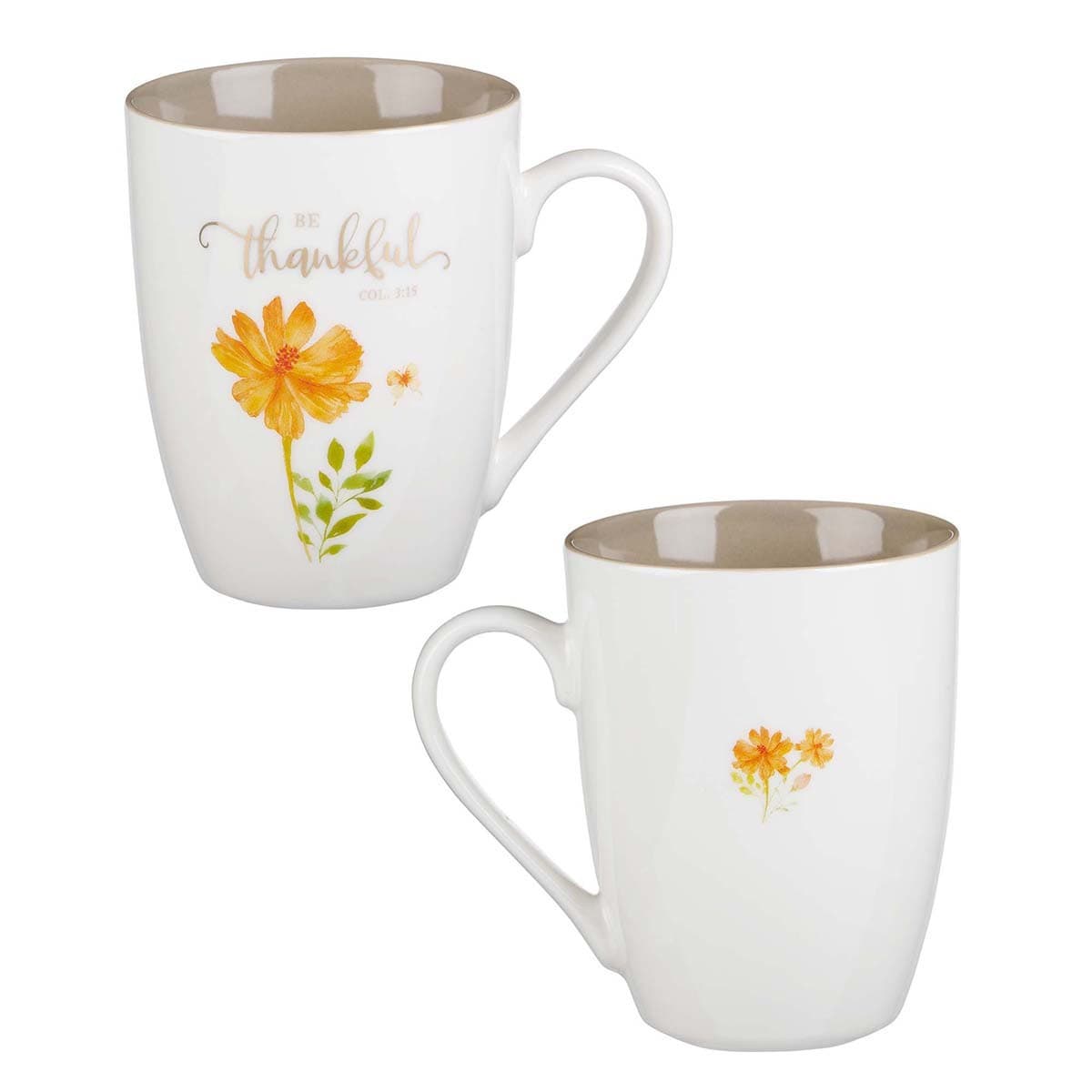 Mug Set 4pc Grateful Floral - 5