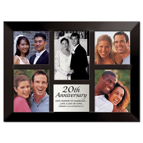 20TH ANNIVERSARY MULTI PHOTO FRAME