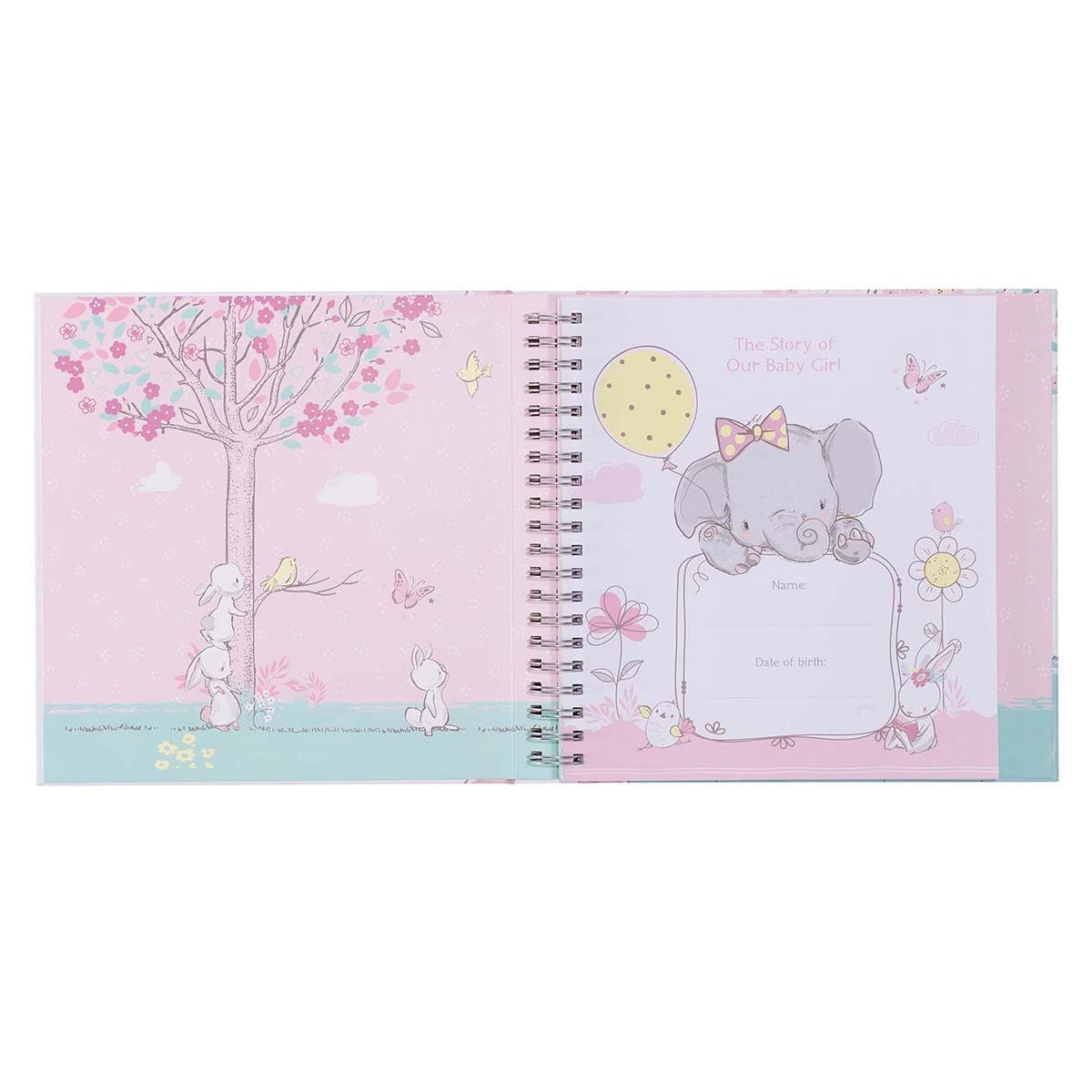 MEMORY BOOK OUR BABY GIRL'S FIRST YEAR PADDED HARDCOVER - 3