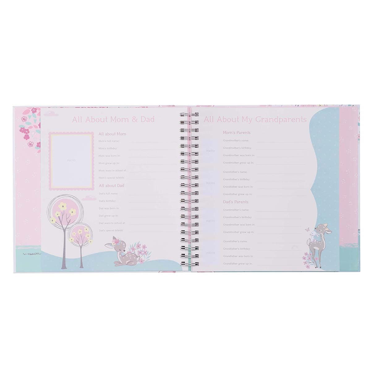 MEMORY BOOK OUR BABY GIRL'S FIRST YEAR PADDED HARDCOVER - 4