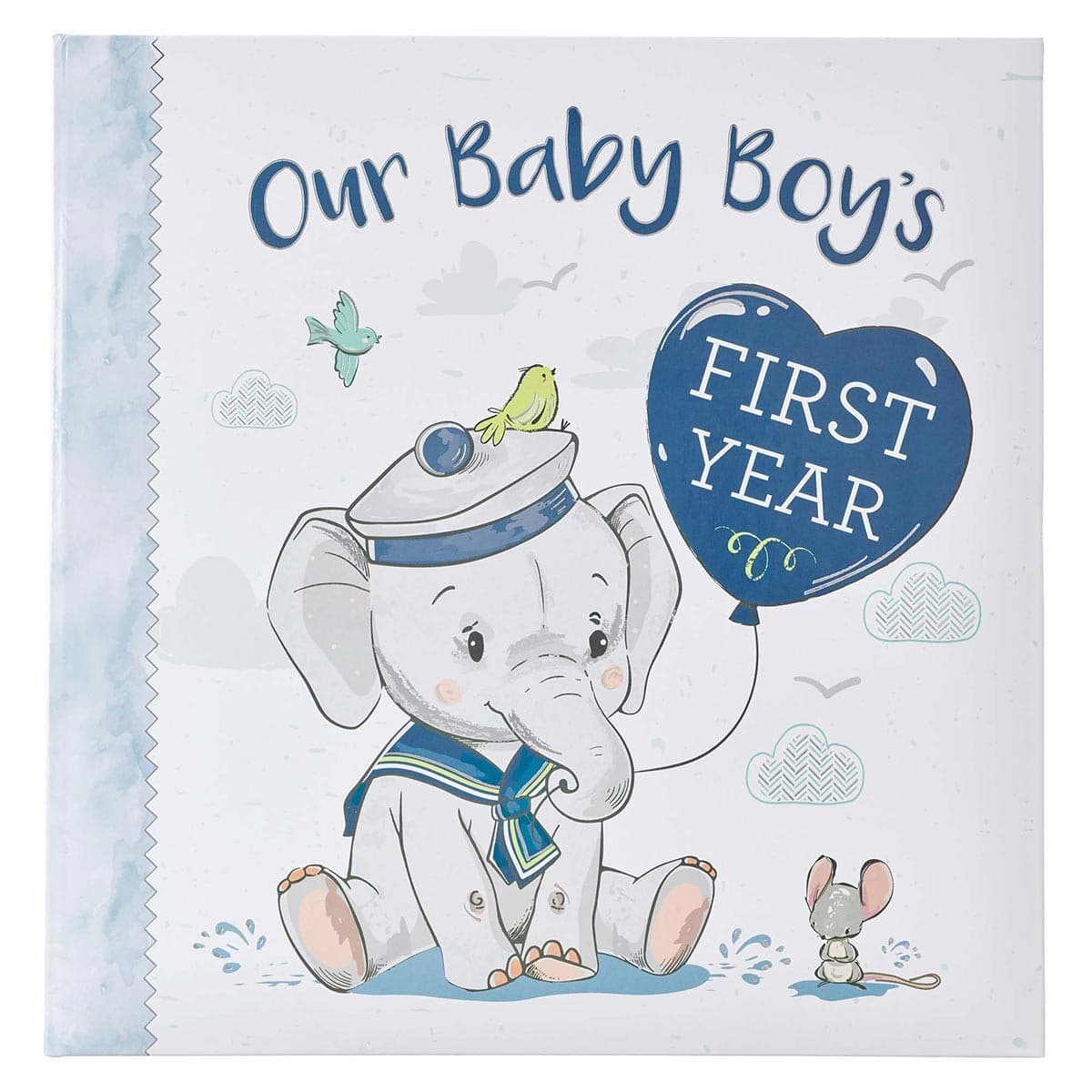 MEMORY BOOK OUR BABY BOY'S FIRST YEAR PADDED HARDCOVER - 1