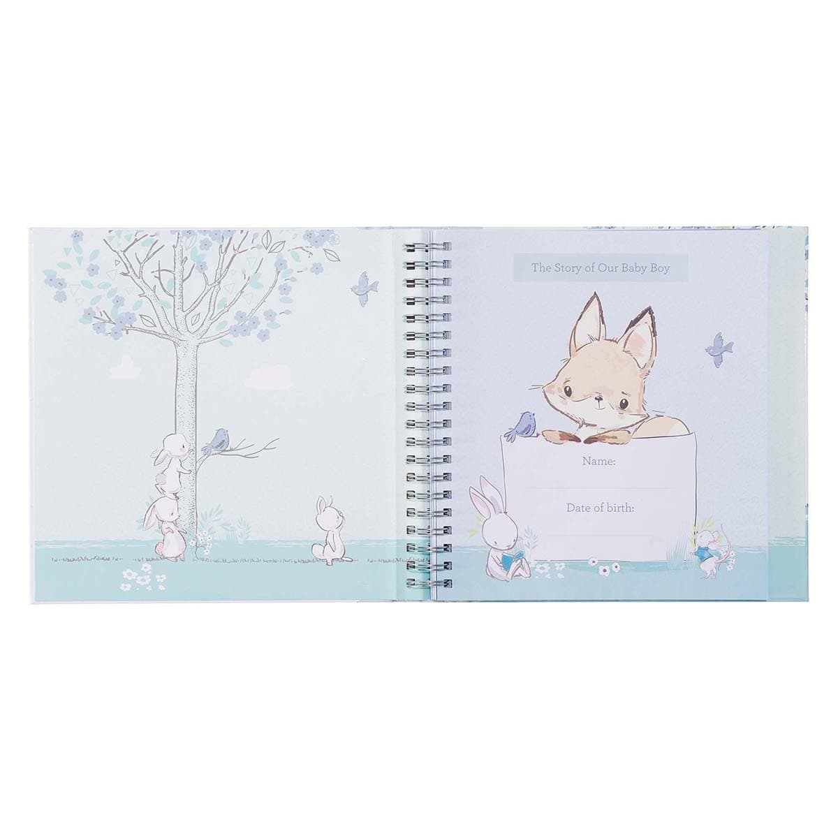 MEMORY BOOK OUR BABY BOY'S FIRST YEAR PADDED HARDCOVER - 4
