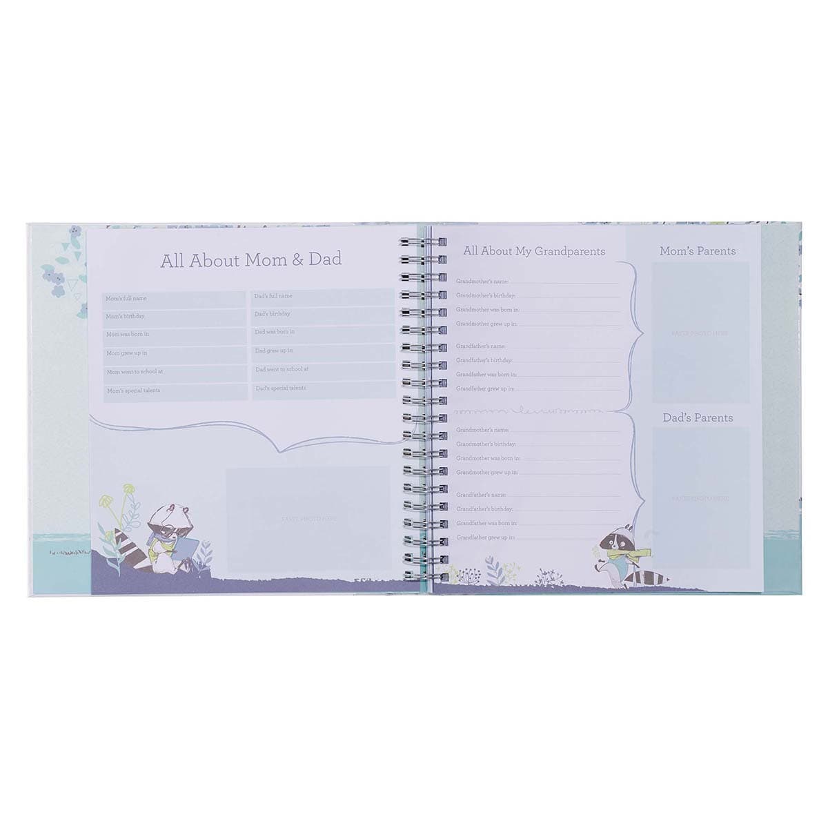 MEMORY BOOK OUR BABY BOY'S FIRST YEAR PADDED HARDCOVER - 5