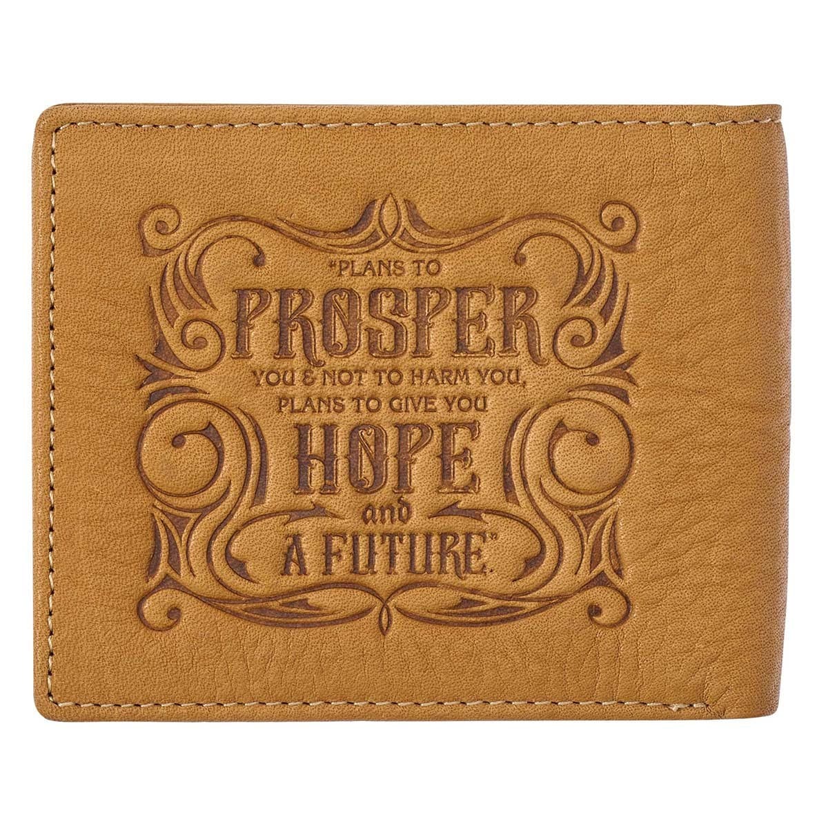 Genuine Leather Wallet I Know the Plans Jer 29:11 - 2