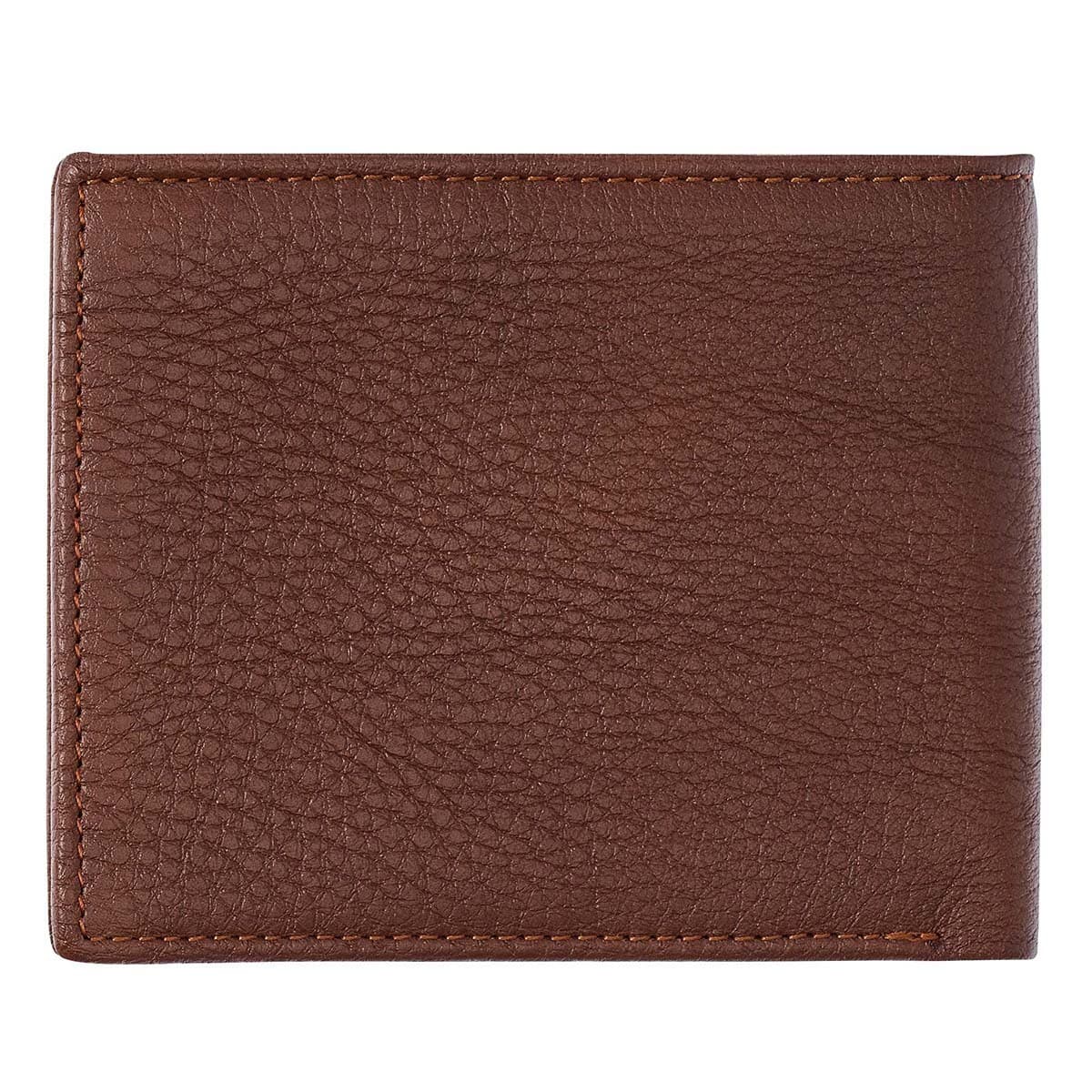Wallet Leather Brown Blessed is the Man Badge Jer 17:7 - 2