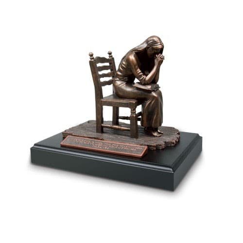 Sculpture Moments of Faith Praying Woman - 1
