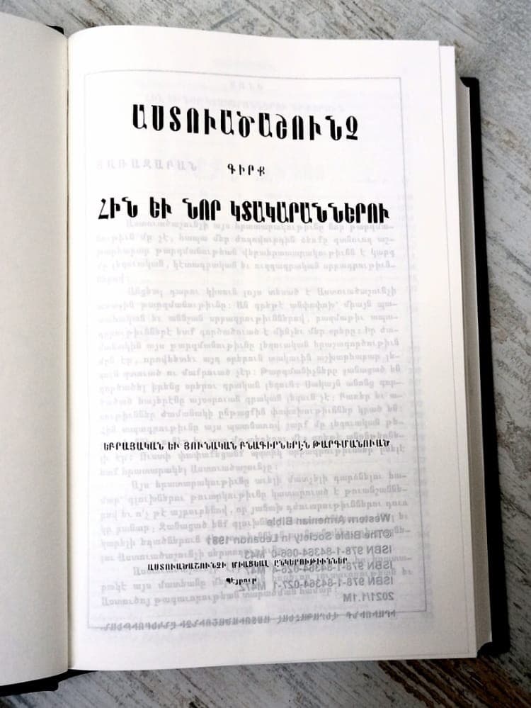 ARMENIAN BIBLE SMALL M43 - 5