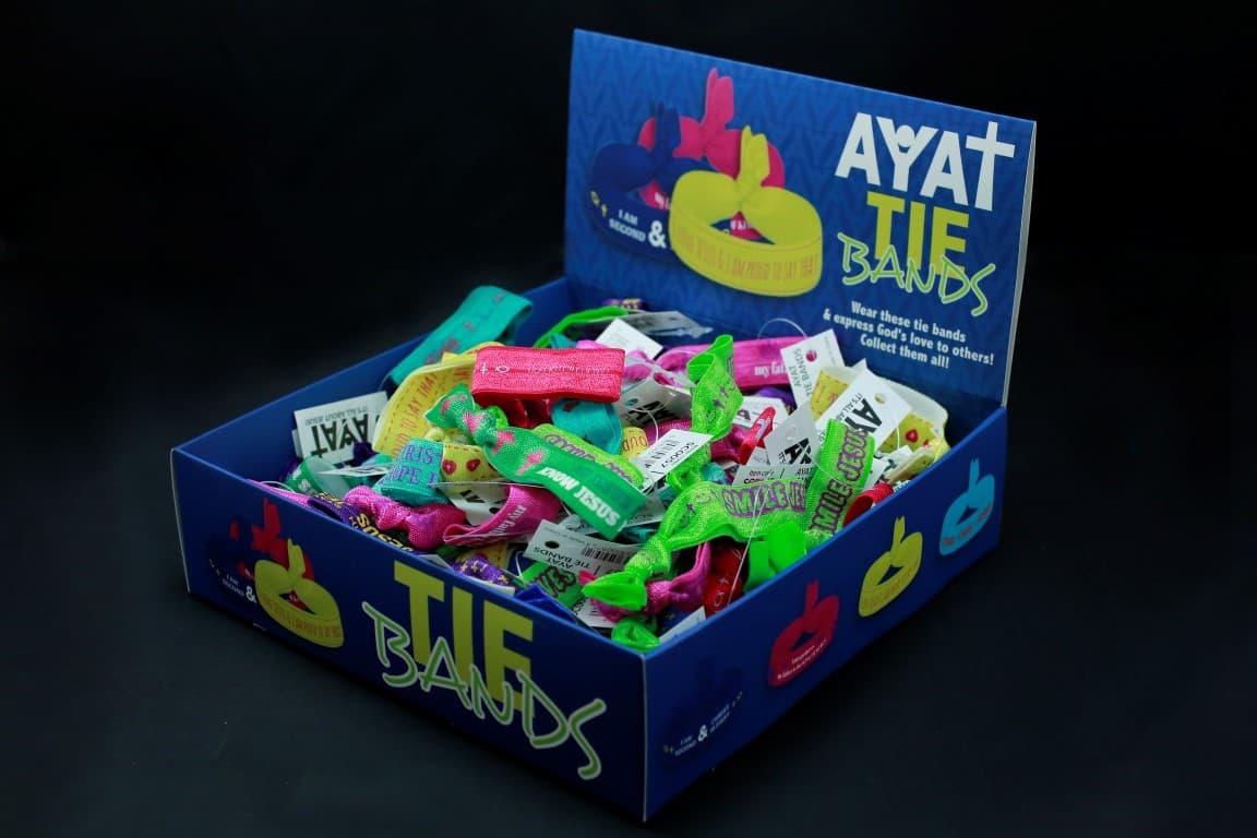 AYAT TIE BANDS BOX OF 100 PIECES