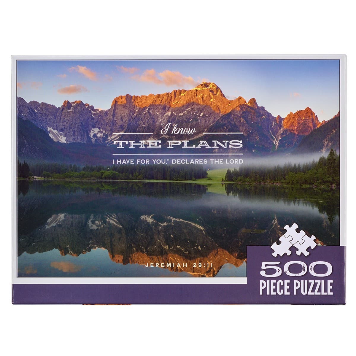 Puzzle 500 pc I Know the Plans Jer 29:11 - 1