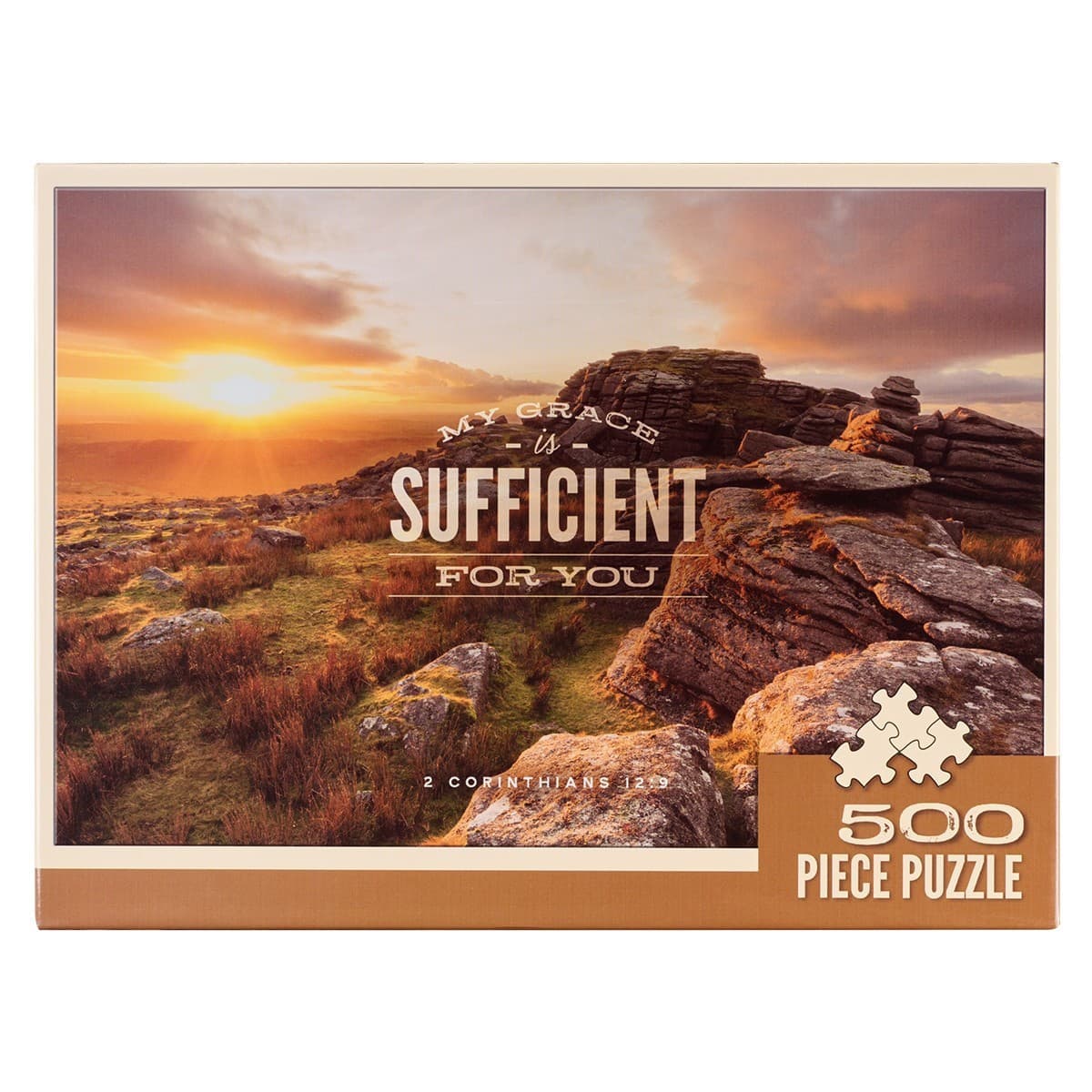 Puzzle 500 pc My Grace is Sufficient 2 Cor 12:9 - 1