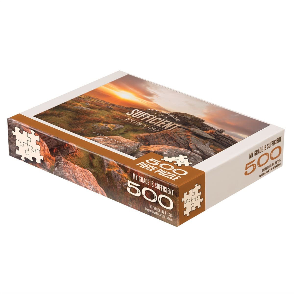 Puzzle 500 pc My Grace is Sufficient 2 Cor 12:9 - 3