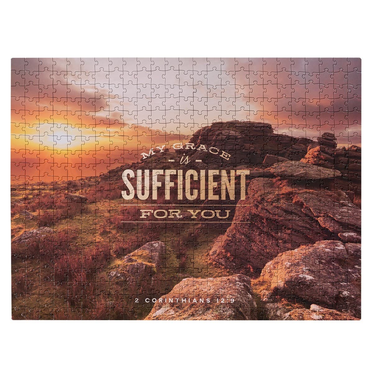 Puzzle 500 pc My Grace is Sufficient 2 Cor 12:9 - 4
