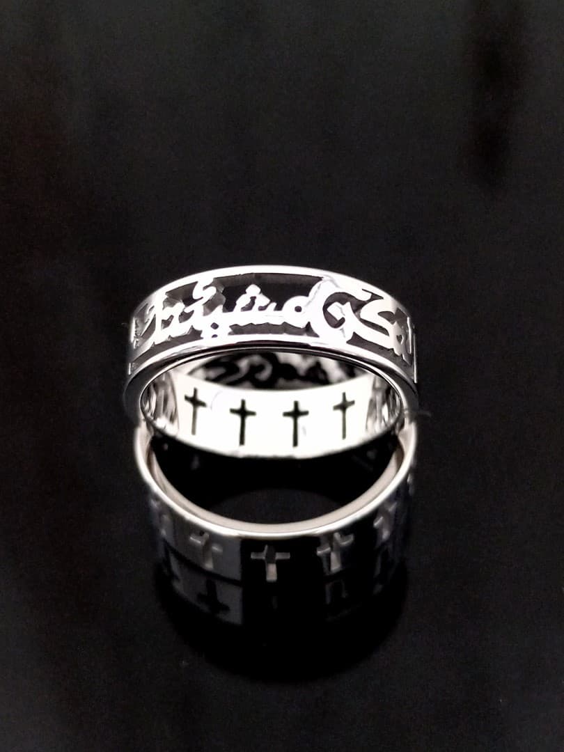 YOUR WILL CROSS RING ARABIC لتكن مشيئتك - 1